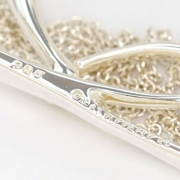 Tiffany & Co. XL Letter K Necklace 30" Silver 925 Peretti Auth w/Bag #22400 - Picture 8 of 9